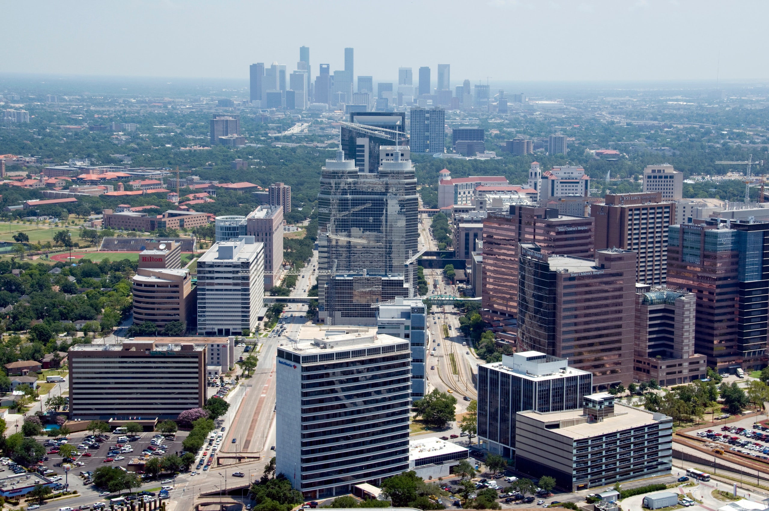 Texas Medical Center Houston Aerial view
