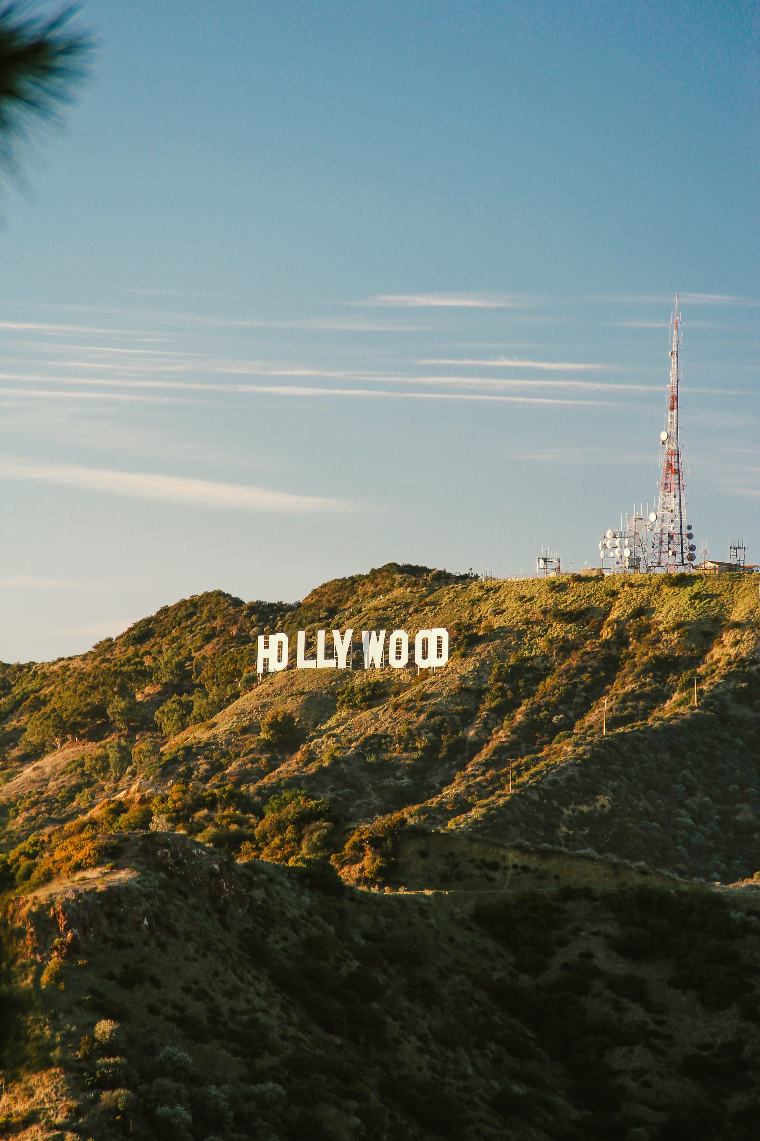 Hollywood sign sunset