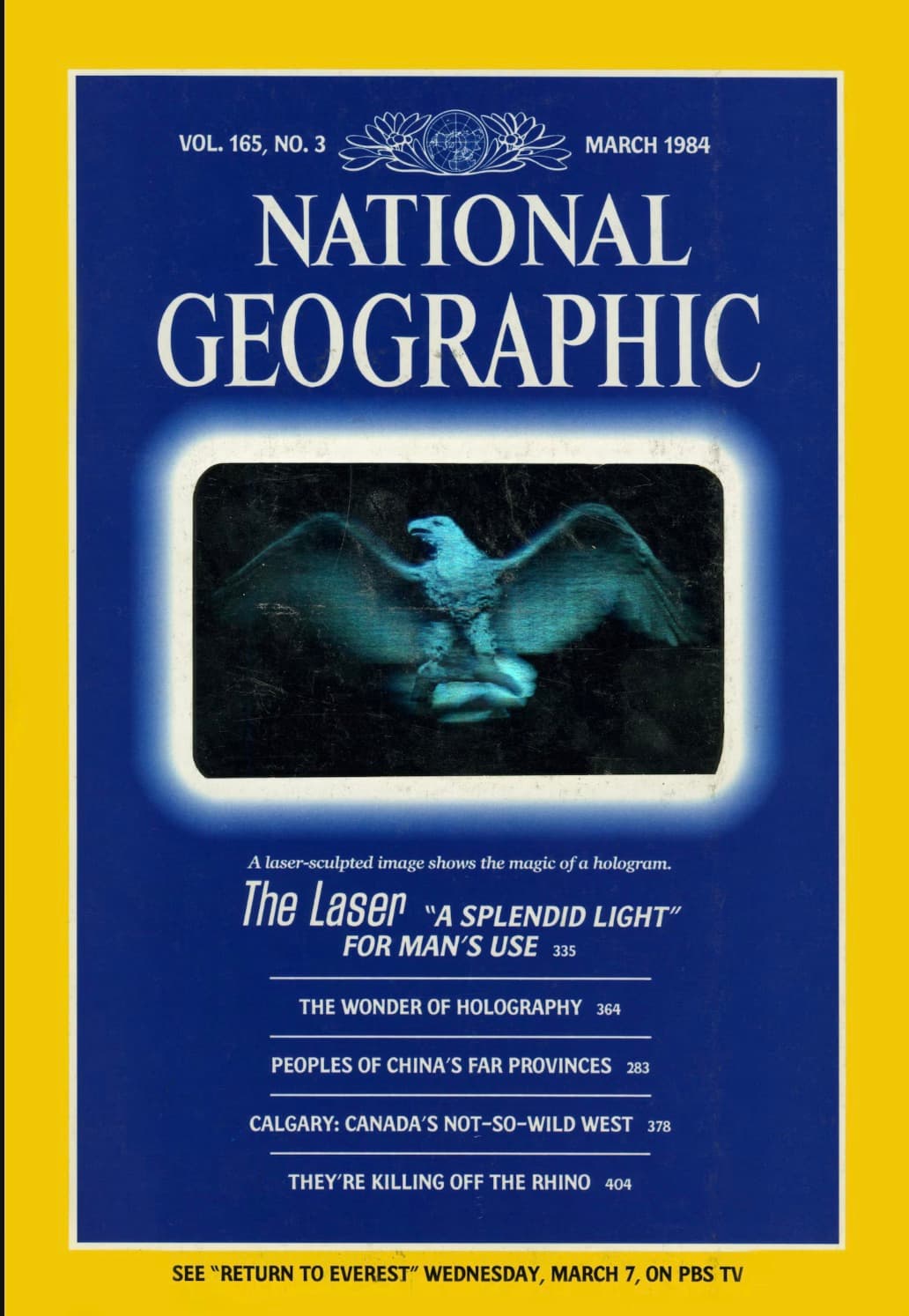 National Geographic March 1984 — The Laser