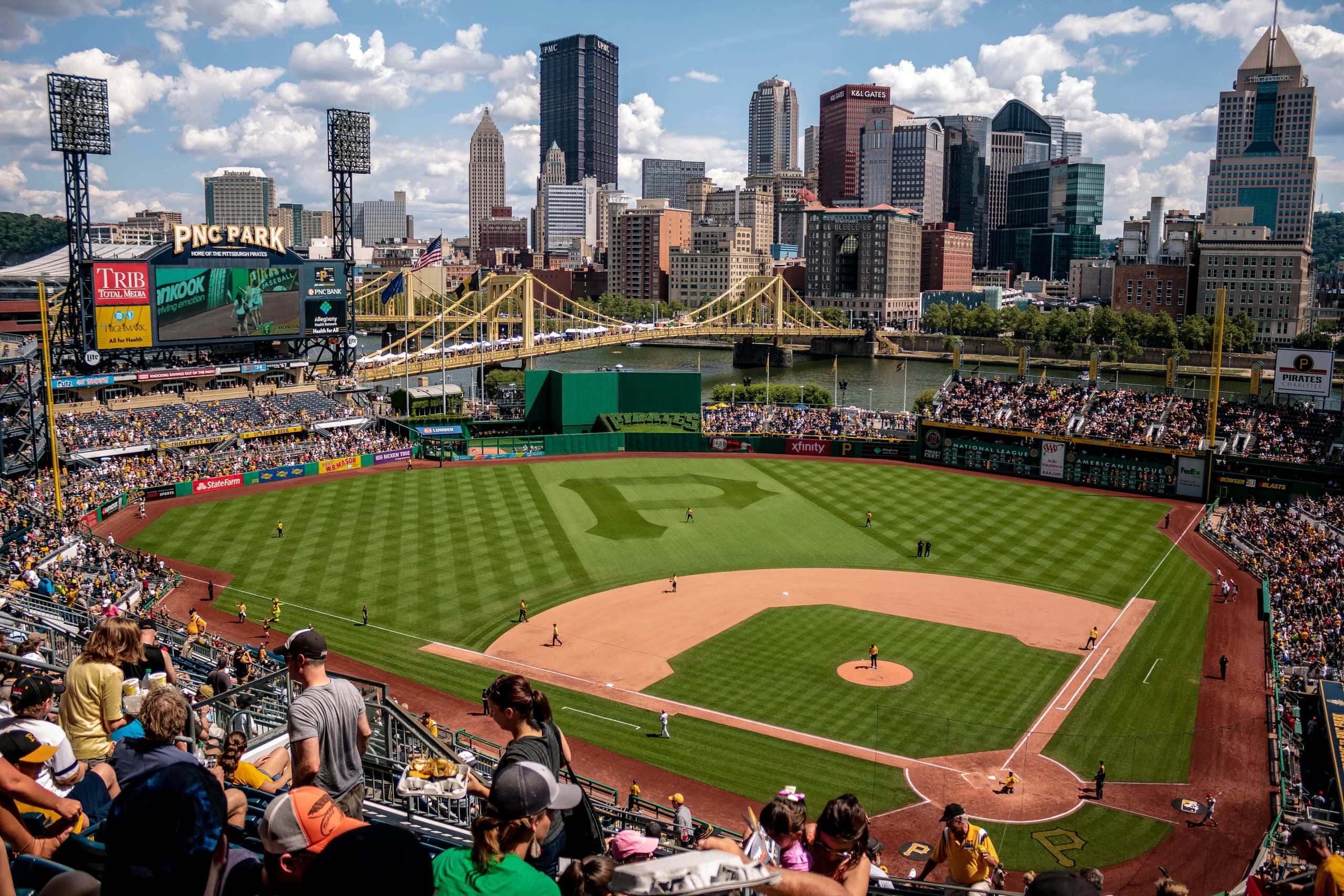 PNC Park Baseball Stadium Pittsburgh Skyline