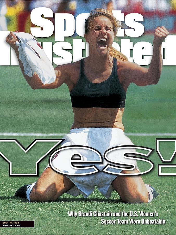 Brandi Chastain Sports Illustrated 1999 US Women's Soccer World Cup Victory