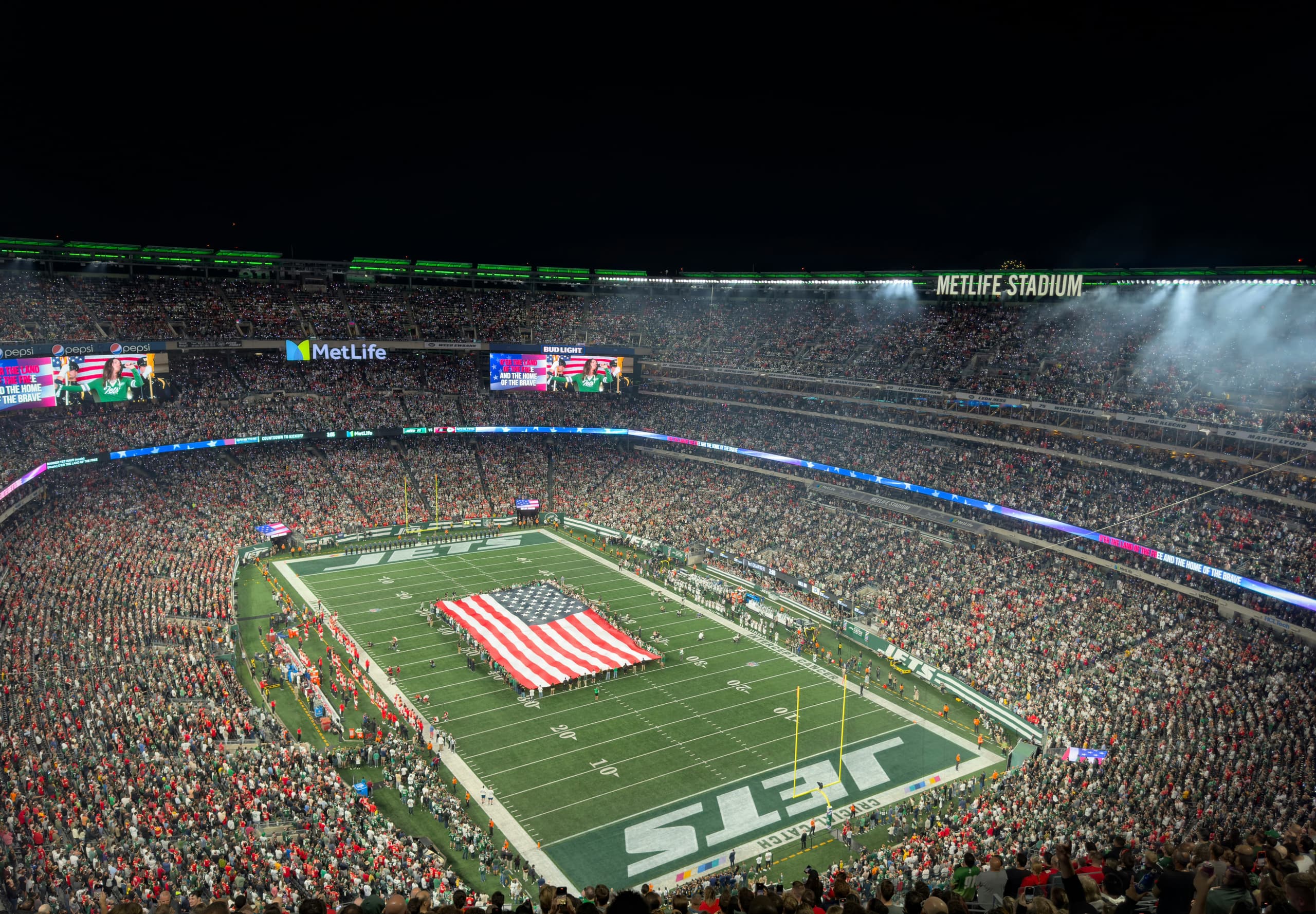American Football Stadium Lights